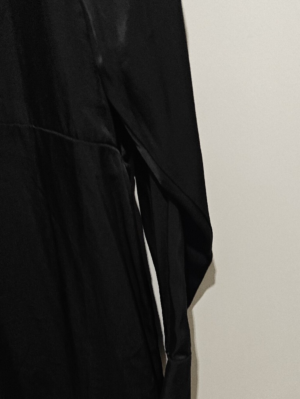 H&M Black Long Sleeve Wrap-Style Dress - Picture 8 of 8